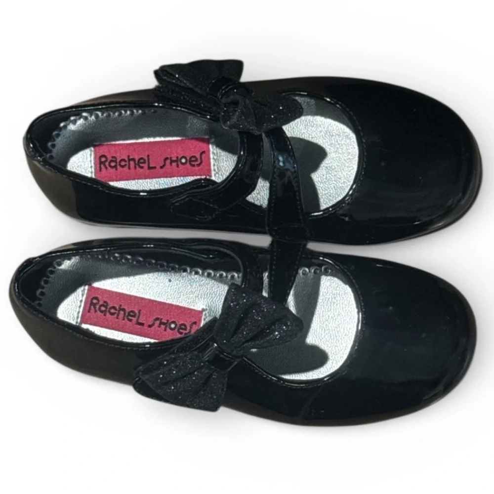 Authentic Rachel Shoes little toddler girl patent bow Mary Jane dress shoes 13